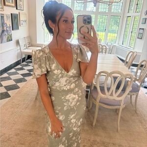 Reformation Vida Satin Dress